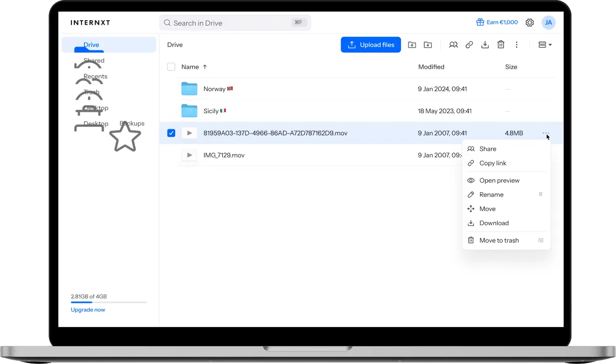 Internxt Drive
